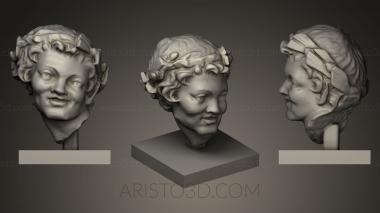 Busts and heads antique and historical (BUSTA_0306) 3D model for CNC machine